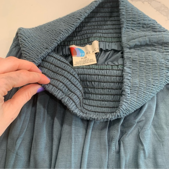 Free people morning side set. Size medium. Teal - Picture 6 of 7